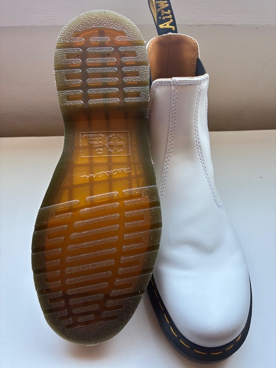 White Dr. Martens boots main image 4